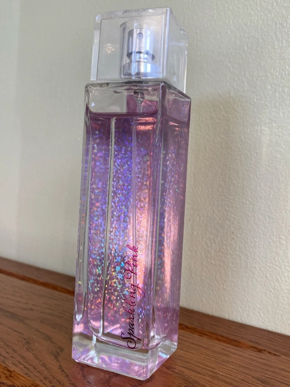 Royal Sparkling Pink Glitter Bottle Sicura